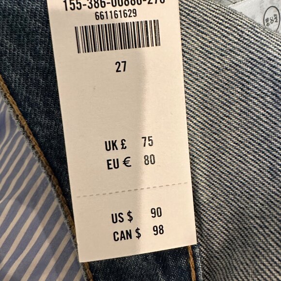 Abercrombie & Fitch Women's High Rise Jeans - Classic Blue - Picture 8 of 13